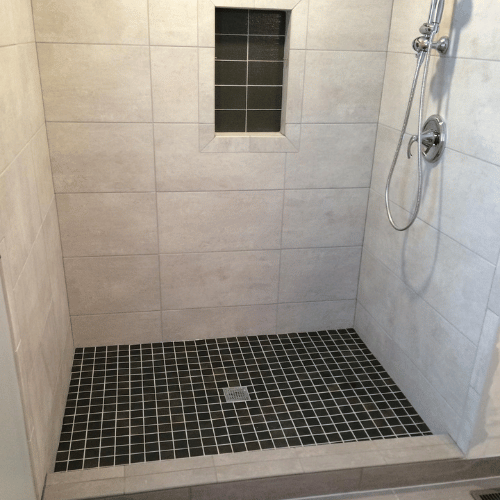 New shower