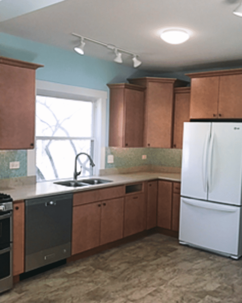 Kitchen remodel - Before and after