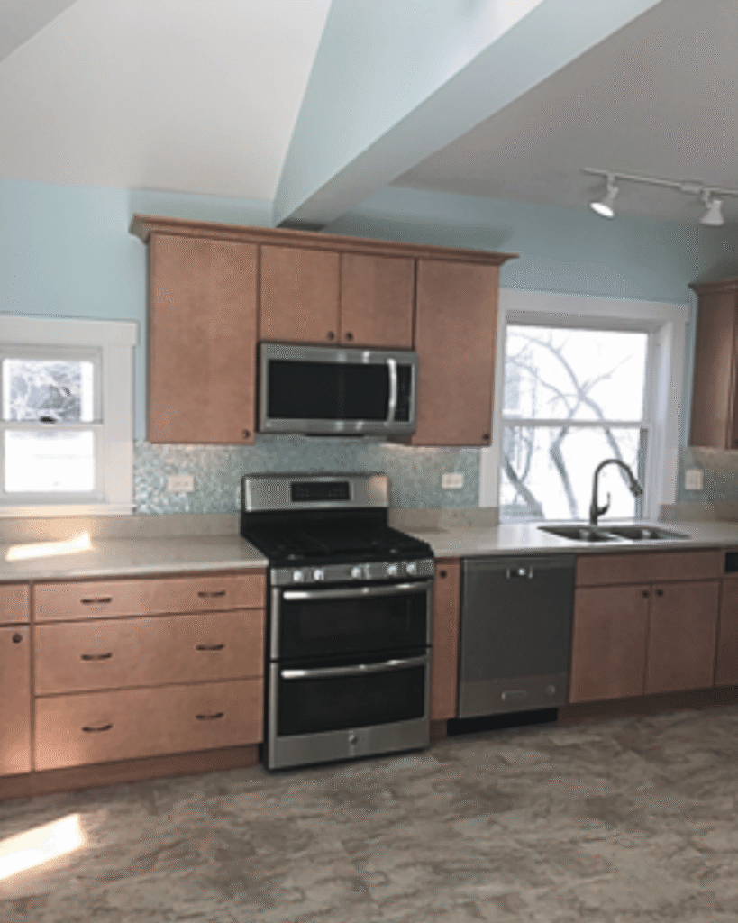 Kitchen remodel - Before and after