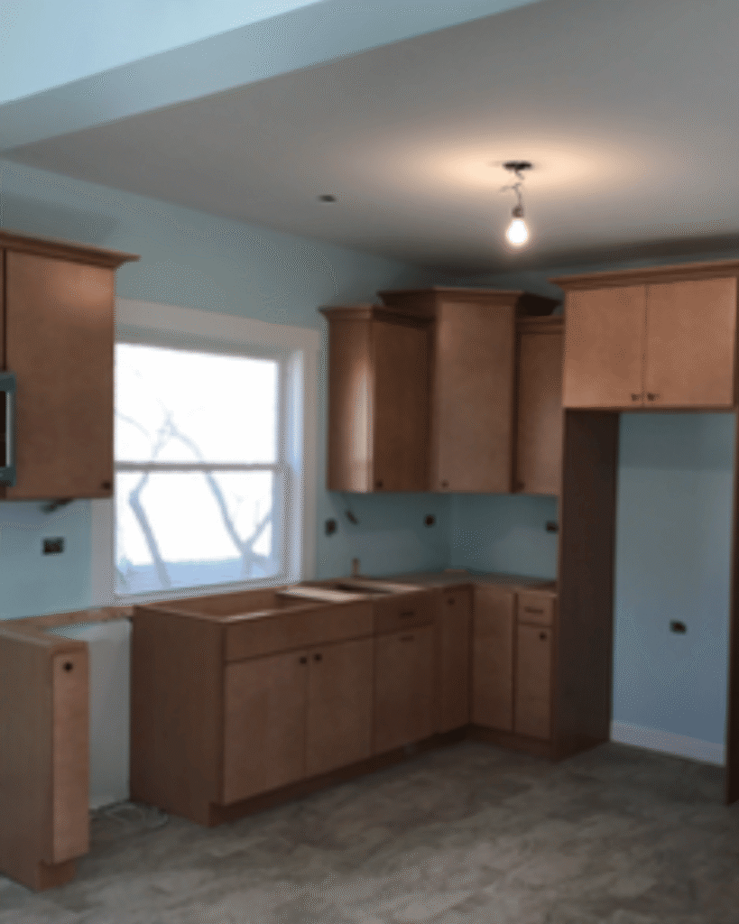 Kitchen remodel - Before and after