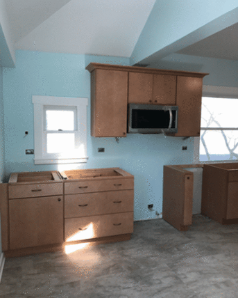 Kitchen remodel - Before and after