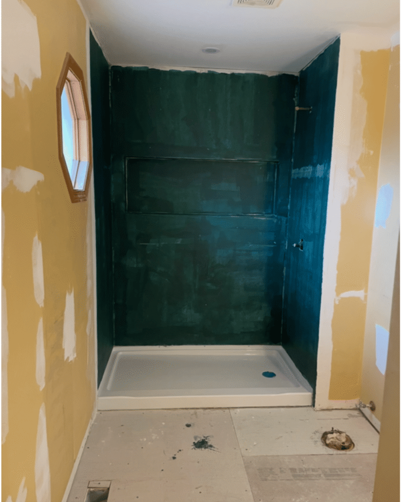 bath remodel - Before and after