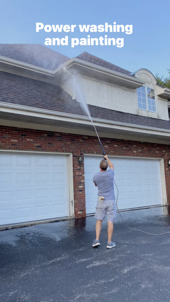 power washing exterior