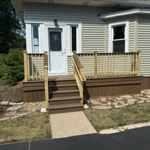 Custom Decks & Wood Stairs Chicagoland