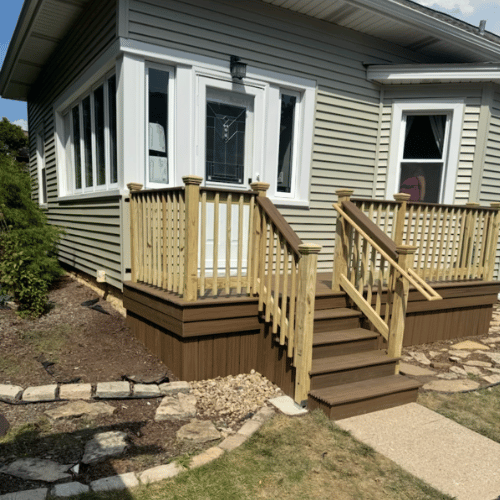 Custom Decks & Wood Stairs Chicagoland